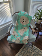 Load image into Gallery viewer, Bichon Frise Quilted Blanket 50x60