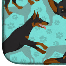 Load image into Gallery viewer, Doberman Pinscher Dish Drying Mat – Absorbent, Artistic Kitchen Essentials