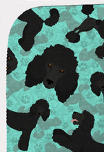 Load image into Gallery viewer, Black Standard Poodle Quilted Blanket 50x60