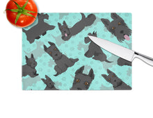Load image into Gallery viewer, Scottish Terrier Glass Cutting Boards – Durable, Decorative Kitchen Art Large