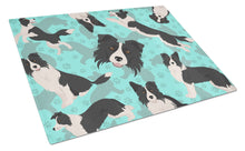 Load image into Gallery viewer, Border Collie Glass Cutting Boards – Durable, Decorative Kitchen Art Large