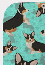 Load image into Gallery viewer, Tricolor Cardigan Corgi Quilted Blanket 50x60