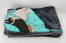 Load image into Gallery viewer, Tricolor Cardigan Corgi Soft Travel Blanket with Bag