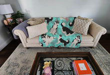 Load image into Gallery viewer, Siberian Husky Quilted Blanket 50x60