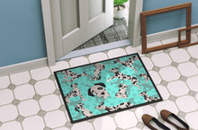 Load image into Gallery viewer, Harlequin Natural Ears Great Dane Doormat - 24x36 Decorative Floor Mat – Indoor/Outdoor Rug with Artistic Flair