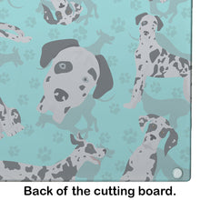 Load image into Gallery viewer, Harlequin Natural Ears Great Dane Glass Cutting Boards – Durable, Decorative Kitchen Art Large
