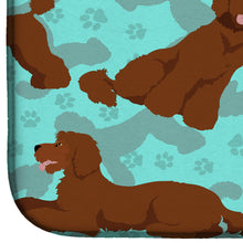 Load image into Gallery viewer, Chocolate Standard Poodle Dish Drying Mat – Absorbent, Artistic Kitchen Essentials