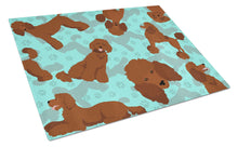 Load image into Gallery viewer, Chocolate Standard Poodle Glass Cutting Boards – Durable, Decorative Kitchen Art Large