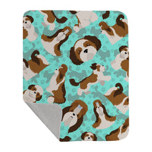 Load image into Gallery viewer, Shih Tzu Quilted Blanket 50x60