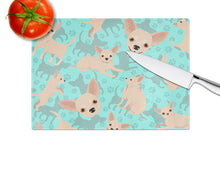 Load image into Gallery viewer, Chihuahua Glass Cutting Boards – Durable, Decorative Kitchen Art Large