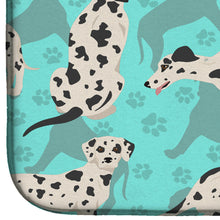 Load image into Gallery viewer, Dalmatian Dish Drying Mat – Absorbent, Artistic Kitchen Essentials
