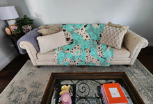 Load image into Gallery viewer, Dalmatian Quilted Blanket 50x60