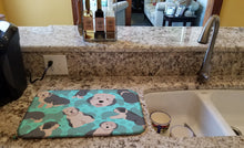 Load image into Gallery viewer, Old English Sheepdog Dish Drying Mat – Absorbent, Artistic Kitchen Essentials