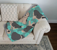 Load image into Gallery viewer, Old English Sheepdog Quilted Blanket 50x60