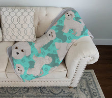 Load image into Gallery viewer, Maltese Quilted Blanket 50x60