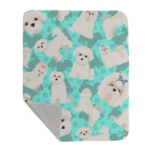 Load image into Gallery viewer, Maltese Quilted Blanket 50x60