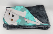 Load image into Gallery viewer, Maltese Soft Travel Blanket with Bag