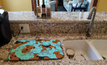 Load image into Gallery viewer, Airedale Terrier Dish Drying Mat – Absorbent, Artistic Kitchen Essentials