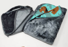 Load image into Gallery viewer, Airedale Terrier Soft Travel Blanket with Bag