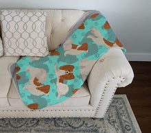 Load image into Gallery viewer, Red and White Papillon Quilted Blanket 50x60