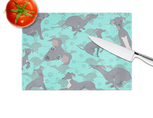 Load image into Gallery viewer, Italian Greyhound Glass Cutting Boards – Durable, Decorative Kitchen Art Large