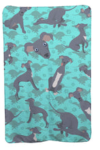 Load image into Gallery viewer, Italian Greyhound Soft Travel Blanket with Bag