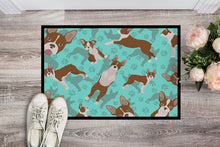 Load image into Gallery viewer, Red Boston Terrier Doormat - 24x36 Decorative Floor Mat – Indoor/Outdoor Rug with Artistic Flair