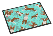 Load image into Gallery viewer, Red Boston Terrier Doormat - 24x36 Decorative Floor Mat – Indoor/Outdoor Rug with Artistic Flair