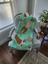 Load image into Gallery viewer, Red Boston Terrier Quilted Blanket 50x60
