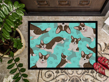Load image into Gallery viewer, Brindle Cardigan Corgi Doormat - 24x36 Decorative Floor Mat – Indoor/Outdoor Rug with Artistic Flair