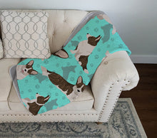 Load image into Gallery viewer, Brindle Cardigan Corgi Quilted Blanket 50x60