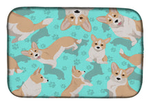 Load image into Gallery viewer, Fawn Cardigan Corgi Dish Drying Mat – Absorbent, Artistic Kitchen Essentials