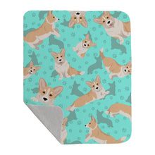 Load image into Gallery viewer, Fawn Cardigan Corgi Quilted Blanket 50x60