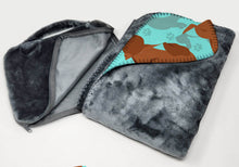 Load image into Gallery viewer, Red Dachshund Soft Travel Blanket with Bag