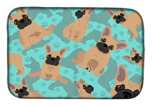 Load image into Gallery viewer, Fawn French Bulldog Dish Drying Mat – Absorbent, Artistic Kitchen Essentials