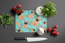 Load image into Gallery viewer, Fawn French Bulldog Glass Cutting Boards – Durable, Decorative Kitchen Art Large