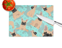 Load image into Gallery viewer, Fawn French Bulldog Glass Cutting Boards – Durable, Decorative Kitchen Art Large