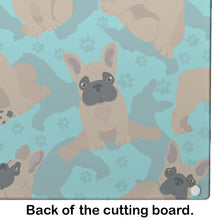 Load image into Gallery viewer, Fawn French Bulldog Glass Cutting Boards – Durable, Decorative Kitchen Art Large
