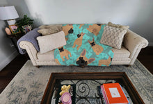 Load image into Gallery viewer, Fawn French Bulldog Quilted Blanket 50x60