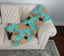 Load image into Gallery viewer, Fawn French Bulldog Quilted Blanket 50x60
