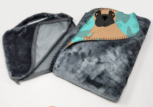 Load image into Gallery viewer, Fawn French Bulldog Soft Travel Blanket with Bag