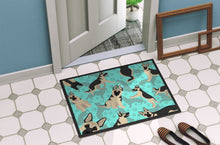 Load image into Gallery viewer, Black and Silver German Shepherd Doormat - 24x36 Decorative Floor Mat – Indoor/Outdoor Rug with Artistic Flair