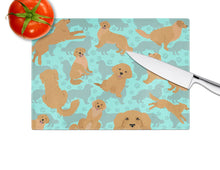 Load image into Gallery viewer, Golden Retriever Glass Cutting Boards – Durable, Decorative Kitchen Art Large