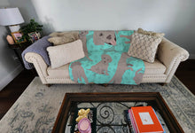 Load image into Gallery viewer, Grey Labrador Retriever Quilted Blanket 50x60