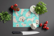 Load image into Gallery viewer, White Cream Labrador Retriever Glass Cutting Boards – Durable, Decorative Kitchen Art Large