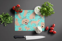 Load image into Gallery viewer, Yellow Labrador Retriever Glass Cutting Boards – Durable, Decorative Kitchen Art Large