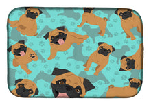 Load image into Gallery viewer, Apricot Pug Dish Drying Mat – Absorbent, Artistic Kitchen Essentials