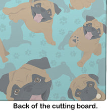 Load image into Gallery viewer, Apricot Pug Glass Cutting Boards – Durable, Decorative Kitchen Art Large