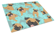 Load image into Gallery viewer, Apricot Pug Glass Cutting Boards – Durable, Decorative Kitchen Art Large