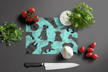 Load image into Gallery viewer, Black Schnauzer Glass Cutting Boards – Durable, Decorative Kitchen Art Large